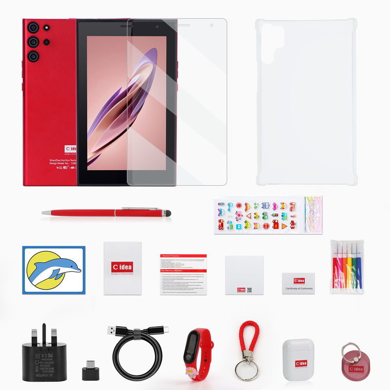 C アイデア Android 12 システム ビジネス 7 インチ タブレット PC サポート ブルートゥース デュアル カード キーボード CM522
