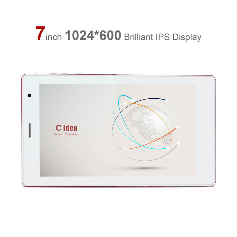 C アイデア Android タブレット 学習者向け 7インチ クアッドコアプロセッサ ROM 32GB拡張式 双カメラ CM520 (赤)