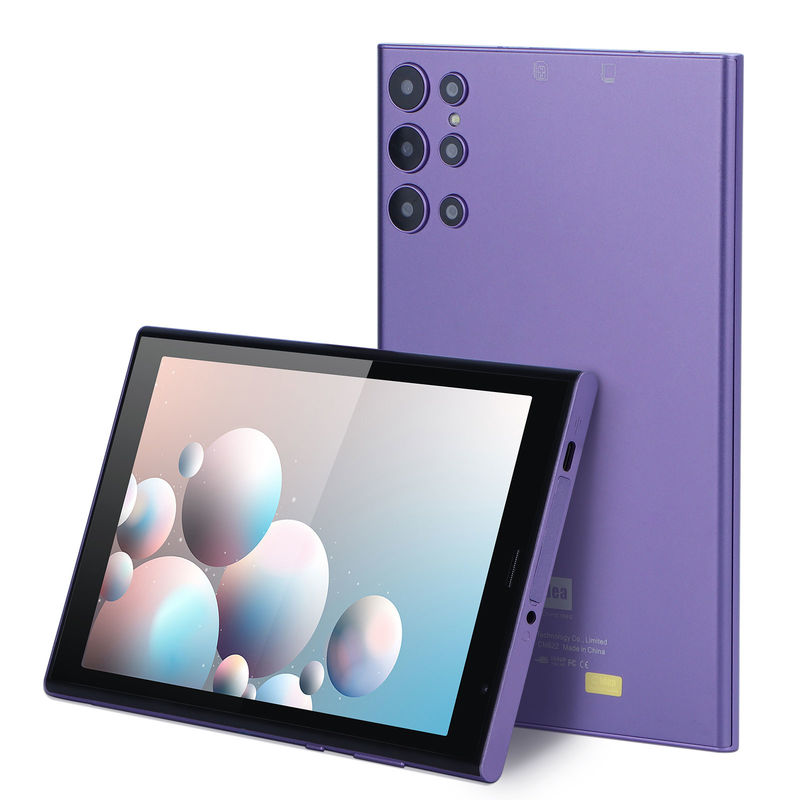 C アイデア ポータブル 8インチ タブレット PC ケース 5000mAh バッテリー寿命 デュアルカメラ 5MP+8MP シムカード スロット 紫