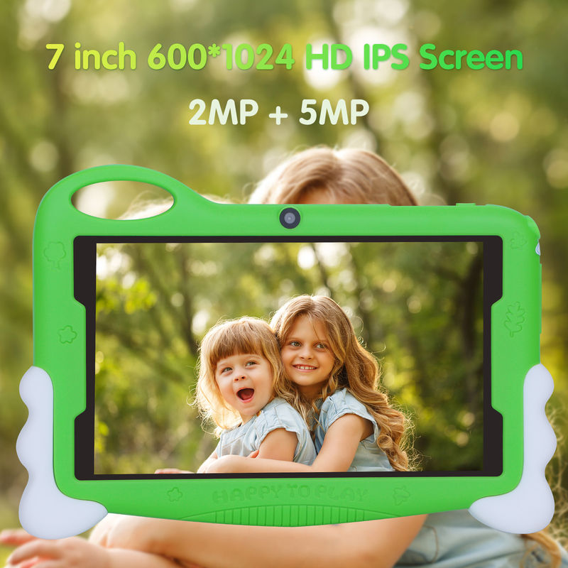 C アイデア 子供 学生 勉強 タブレット 7 インチ 可愛い 長バッテリー 32GB ストレージ 2MP + 5MP デュアルカメラ CM90 グリーン