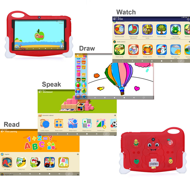 Cアイディア 学生向けの教育タブレット 最新のAndroidシステム 2GB RAM 32GB CM90