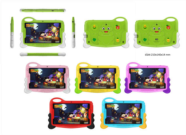 Cアイディア 学生用ポータブル教育タブレット 4GB RAM 64GB ROM 長バッテリー寿命 CM78-イエロー
