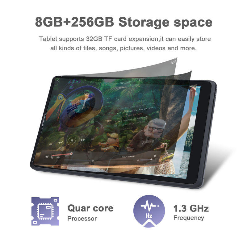 C アイデア 大人 黒 Android 8インチ タブレット PC CM835 MTK チップ 256GB 大きいストレージ GPSサポート