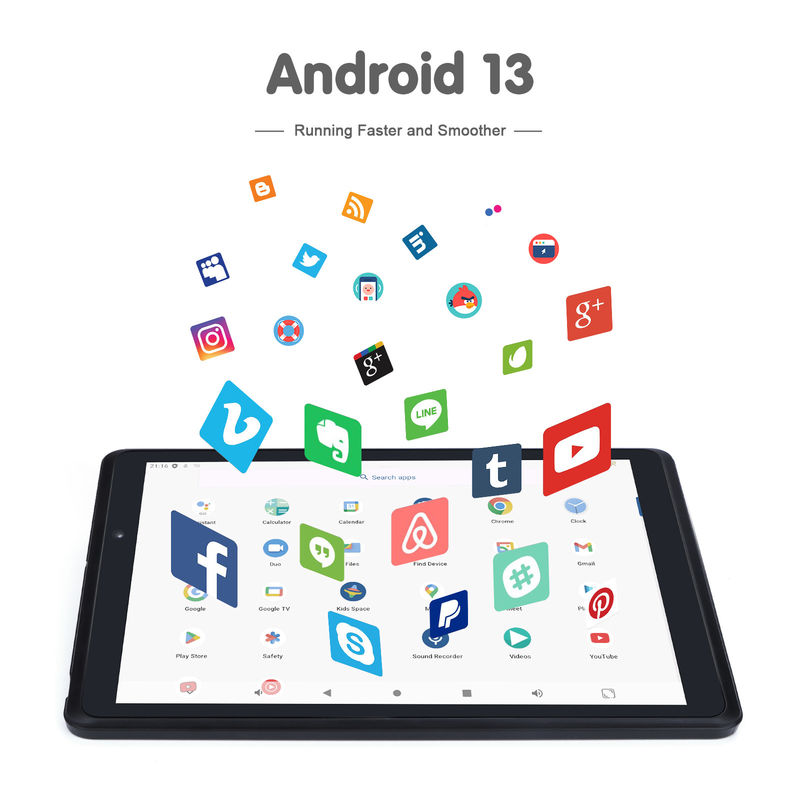 Cアイディア ポータブル 8インチ タブレット Android 13 ブルーライト画面付き WiFi 32GB+64GB拡張HD IPS CM825