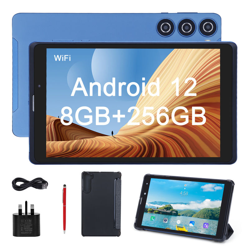 C アイデア ブルー 8インチ タブレット PC 収納容量大 双カメラ 読み見るための金属タブレット