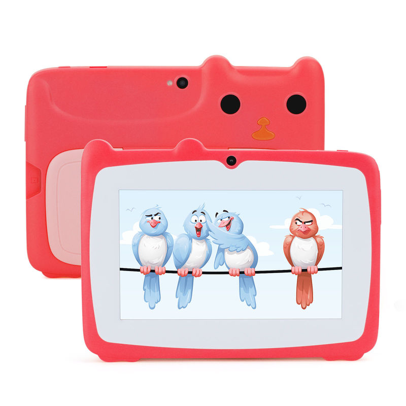 C アイデア 教育用7インチタブレット キッドスパッド キッド・プローフケース 大型バッテリー 5000mAh IWAWA CM80Red