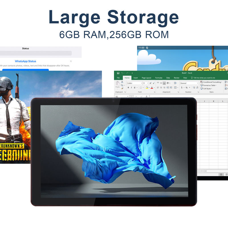 C アイデア 10インチ Android 12 タブレット 8GB RAM 256GB ROM モデル CM8000PLUS ピンク