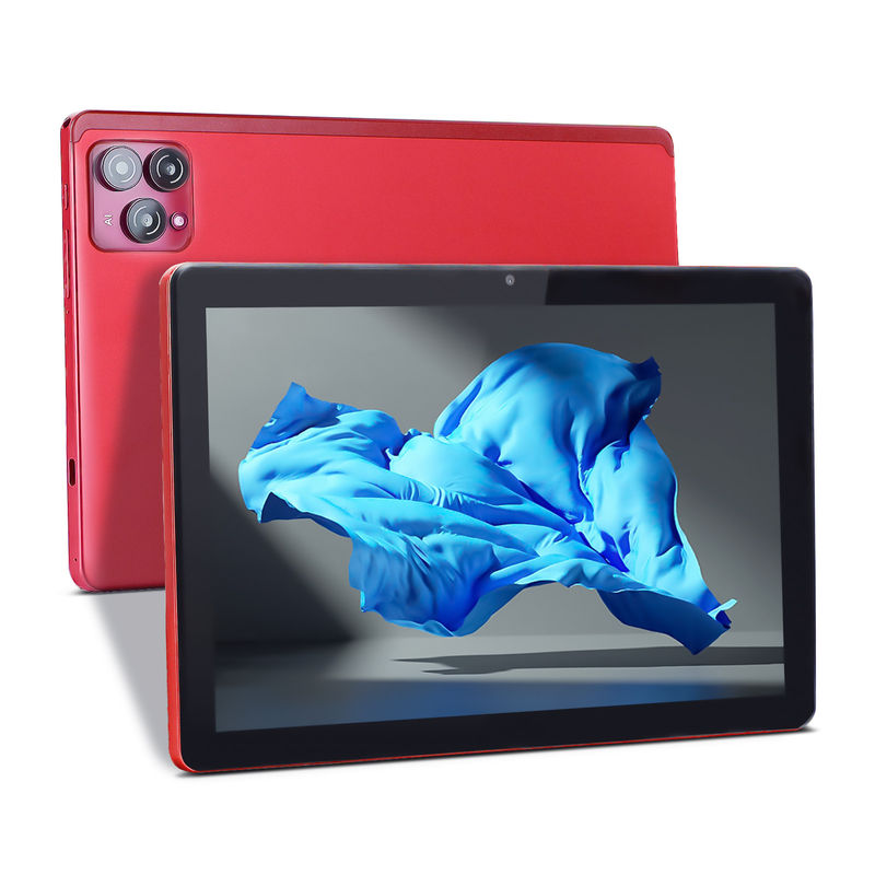 C アイデア 10インチ Android 12 タブレット 8GB RAM 256GB ROM モデル CM8000PLUS レッド