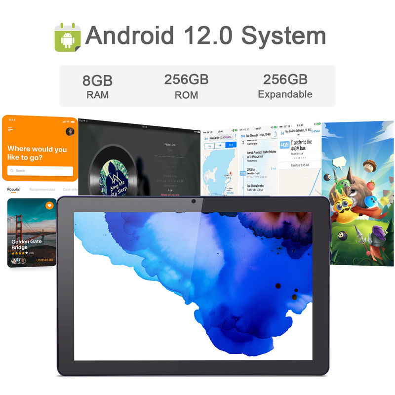 Cアイディア 9.7インチ Android 12 タブレット 8GB RAM 512GB ROM モデル CM7800ピンク