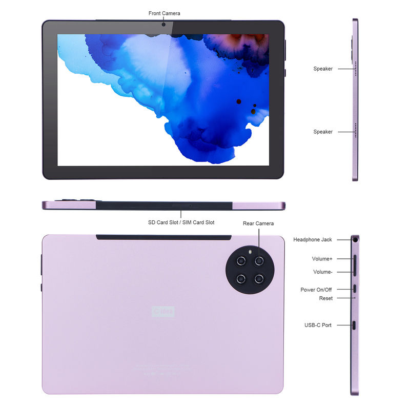 Cアイディア 9.7インチ Android 12 タブレット 8GB RAM 512GB ROM モデル CM7800ピンク
