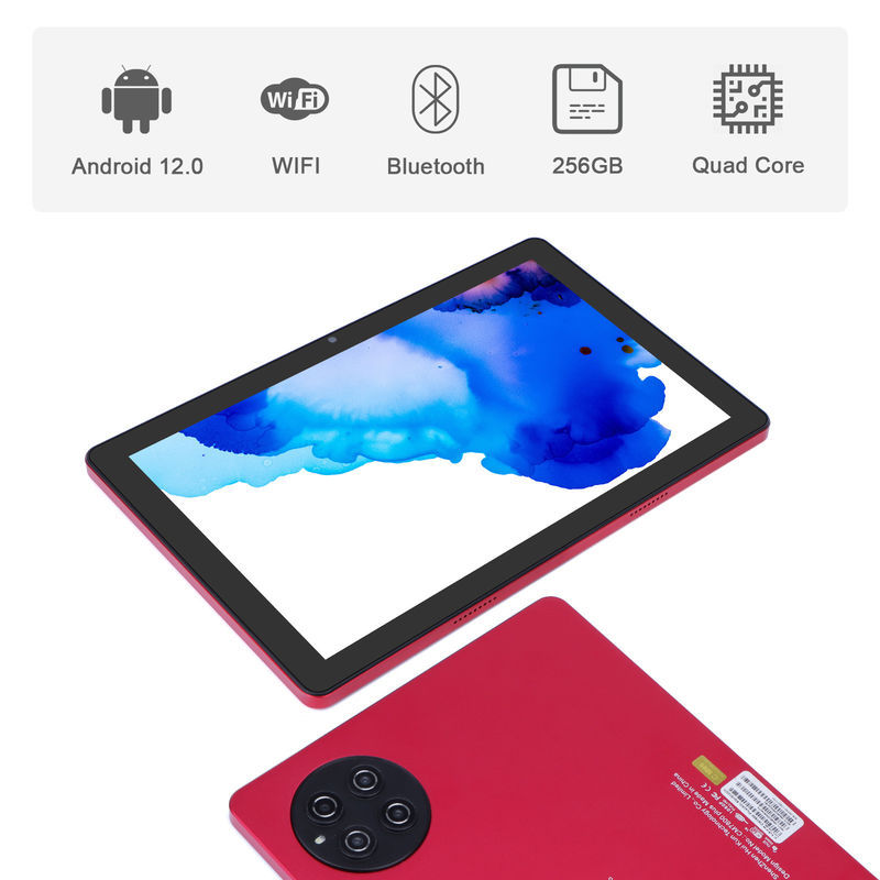 Cアイディア 9.7インチ アンドロイド 12 タブレット 8GB RAM 512GB ROM モデル CM7800 赤