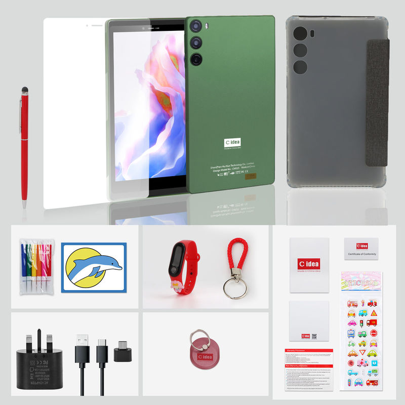 C アイデア 7 インチ タッチスクリーン タブレット シム付き 学生用 CM525 グリーン