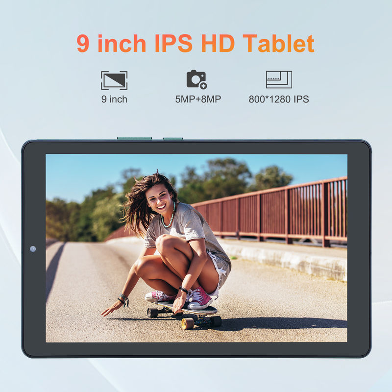C アイデア 9インチ Android 12 タブレット 8GB RAM 512GB ROM 5MP+8MP 双カメラ WIFI タブレット SIM CM915 (緑)