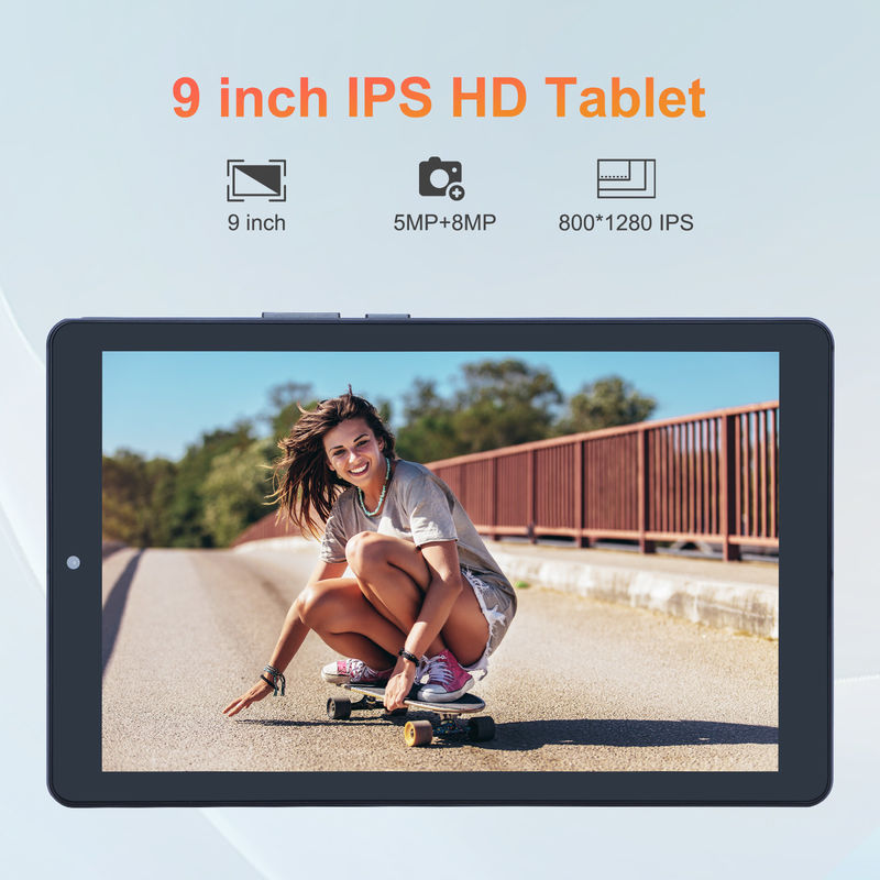 C アイデア 9インチ Android 12 タブレット 8GB RAM 512GB ROM 5MP+8MP 双カメラ WIFI タブレット SIM CM915 (グレー)