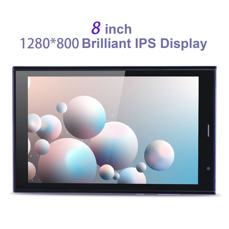 Cアイディア 8インチ アンドロイドタブレットPC 8GB RAM 512GB ROM クアッドコア 800*1280 HD タブレット WIFI/SIMカード CM822 (紫)