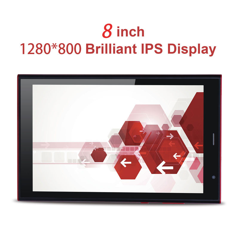 Cアイディア 8インチ アンドロイド タブレット PC 8GB RAM 512GB ROM クアッドコア 800*1280 HD タブレット WIFI/SIM カード CM822 (赤)