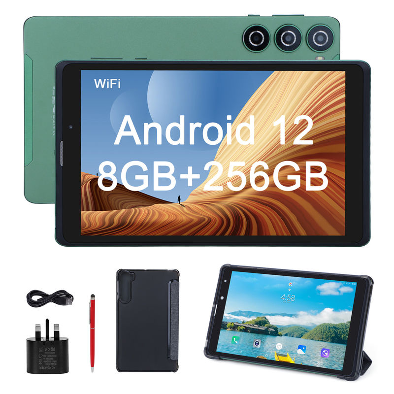 Cアイディア 8インチ アンドロイド タブレット PC メーカー アンドロイド 12 クアッドコア 8GB+512GB ストレージ IPS HD ディスプレイ CM835 ((緑)
