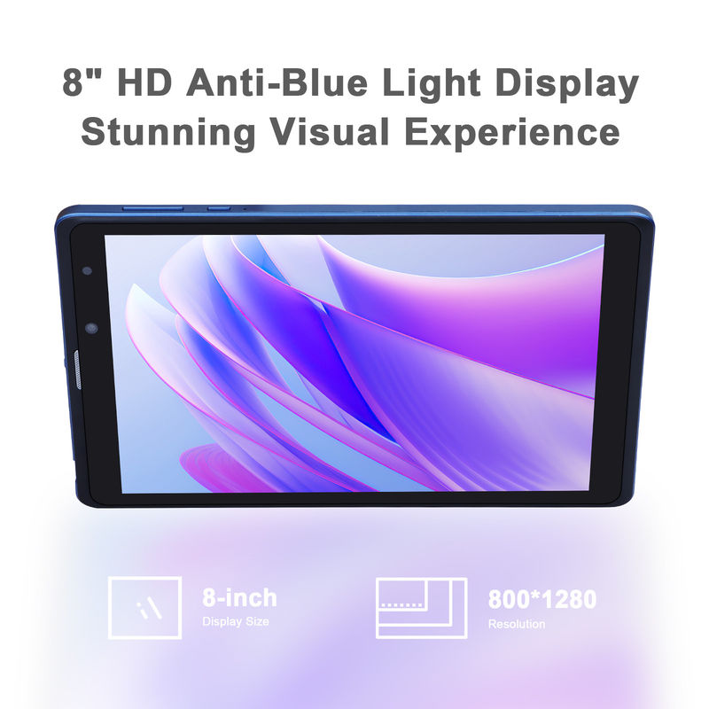 C アイデア 8インチ アンドロイド タブレット PC メーカー アンドロイド 12 クアッド コー 8GB+512GB ストレージ IPS HD ディスプレイ CM835 (青)