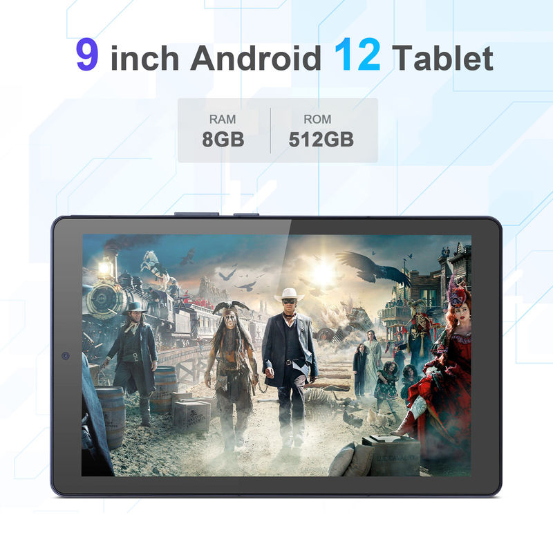 Cアイディア 9インチタブレットPC WIFI 2.4G/5G 800x1280 IPS画面 アンドロイドタブレット 電話通話サポート デュアルカメラ (グレー)