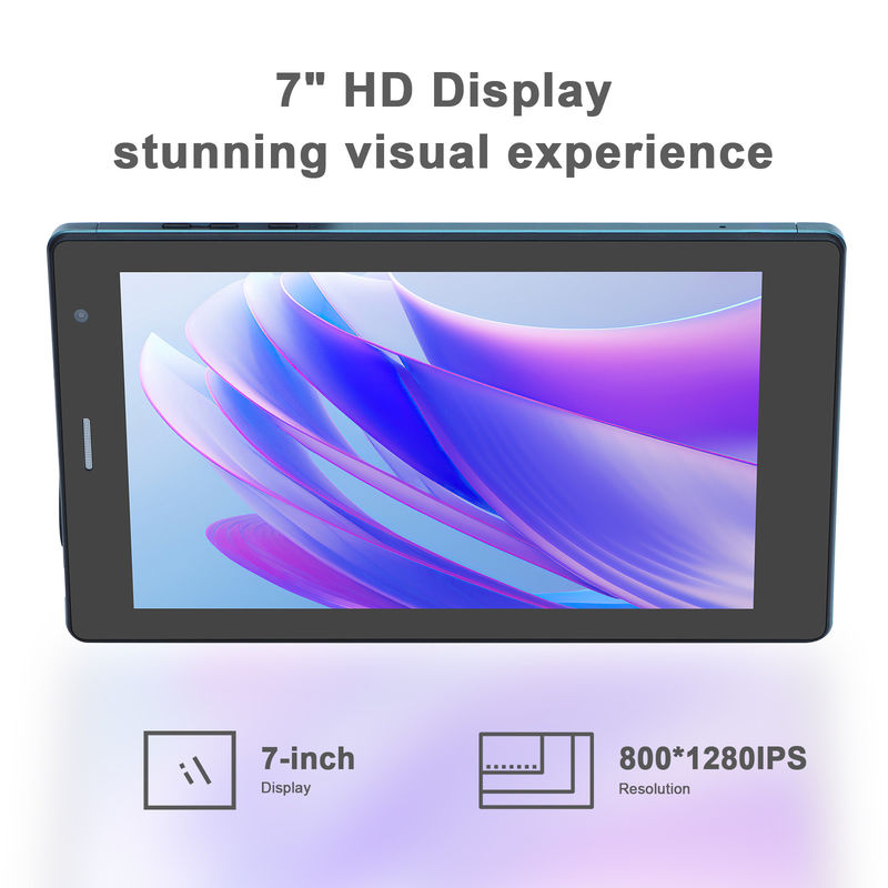 Cアイディア 7インチ アンドロイド スマートタブレット 8+512GB クアッドコア WiFi タブレット HDタッチスクリーン CM513 ((青)