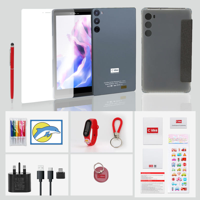 C アイディア スクール タブレット 512GB Android 12 付き SIM サポート スマート タブレット PC CM525 グレー