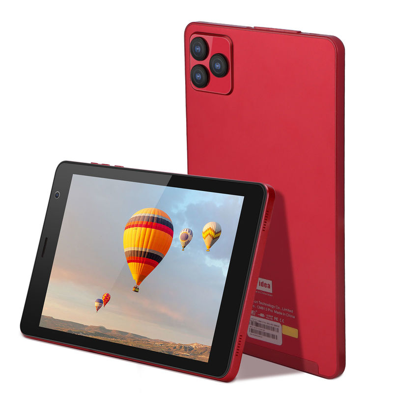 C アイデア 1280×800 IPS 8インチ アンドロイド タブレット HD タッチスクリーン GPS WiFi デュアルカメラ 8000mAh バッテリー CM813-レッド