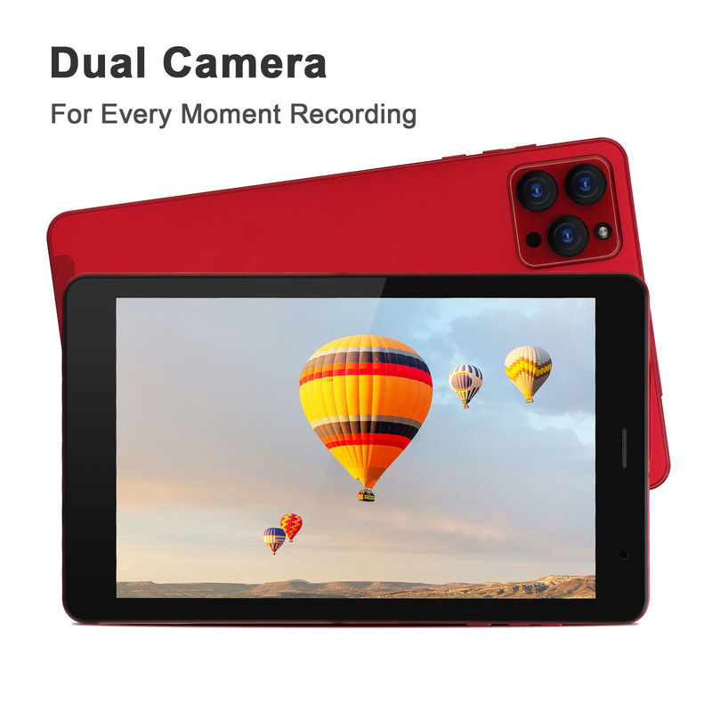 C アイデア 1280×800 IPS 8インチ アンドロイド タブレット HD タッチスクリーン GPS WiFi デュアルカメラ 8000mAh バッテリー CM813-レッド