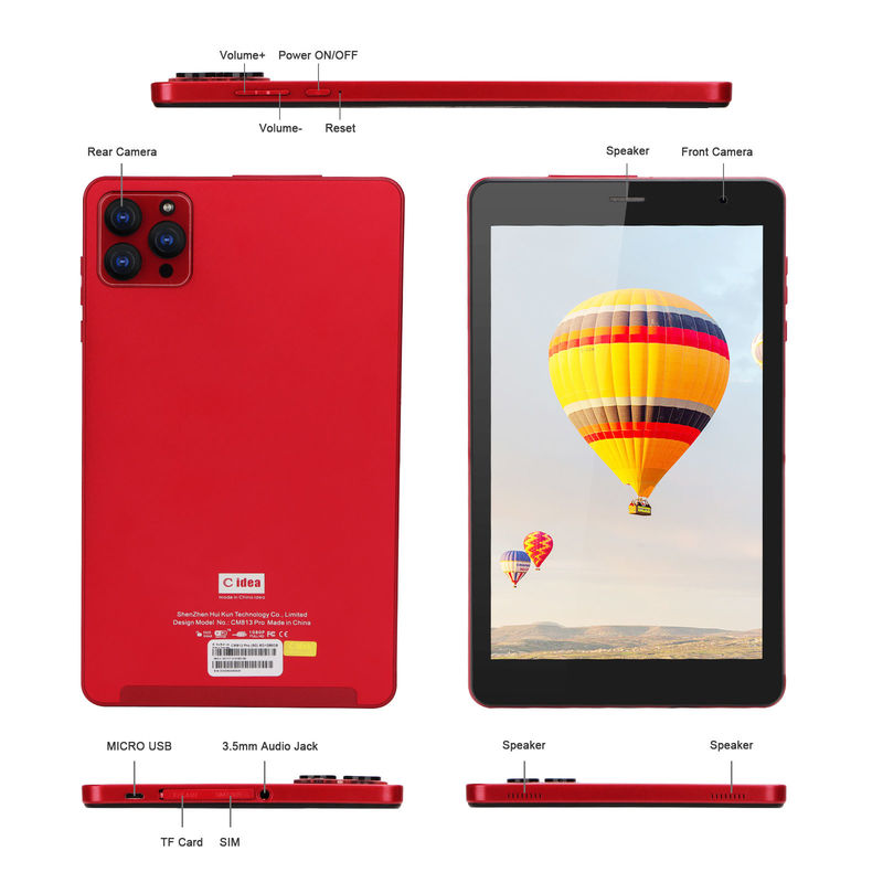 C アイデア 6 GB RAM 8インチ Android タブレット PC 512 GB Android 12 タブレット 1.3GHz IPS HDディスプレイ クアッドコアプロセッサ CM813-紫