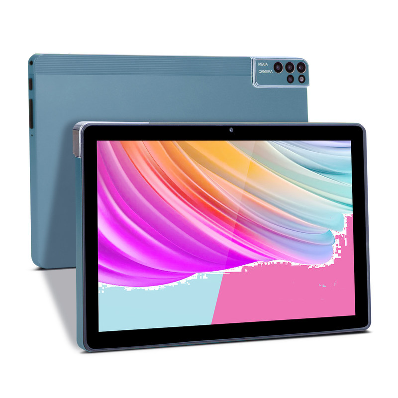 C アイデア 256ROM 10インチ タブレットPC デュアル 5MP+8MP カメラ クアッドコア キーボードケース CM7000ブルー