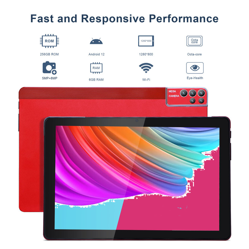 C アイデア 10 インチ タブレット PC アンドロイド 12 タブレット 6GB RAM 256GB ROM 6000mAh バッテリー IPS HDタッチスクリーン CM7000PLUS