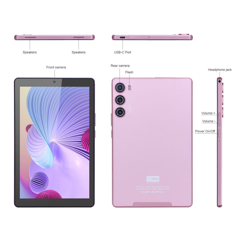 C アイデア 256GB ROM 9インチ タブレット PC Wi-Fi Bluetooth マイク付き SIMカードスロット 5G WIFI タブレット GPS CM925ピンク