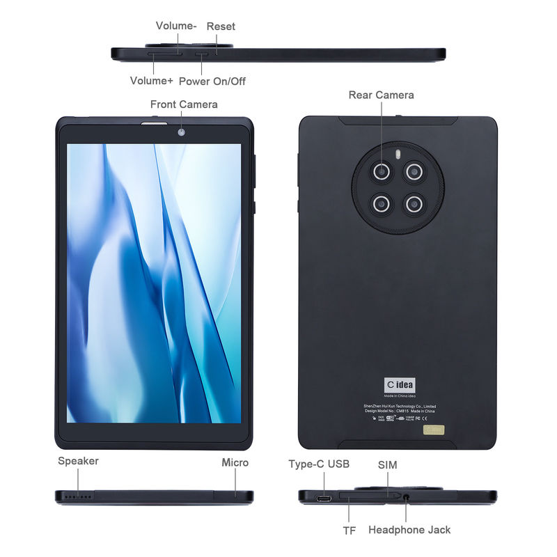 C アイデア アンドロイド タブレット 800 * 1280 IPS ディスプレイ 長電池寿命 8 インチ タブレット PC CM815