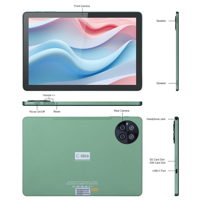 C アイデア 10.1 インチ 8GB RAM 512GB ROM WiFi スマートタブレット PC SIMサポート CM8800plus