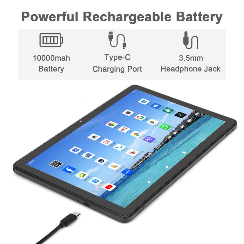 C アイデア 512GB ストレージ 5G WiFi トルーチ スクリーン 10.1 インチ タブレット シム付き 学校用 CM8800プラス