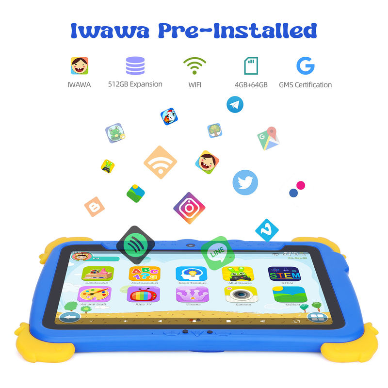 C アイデア キッズ タブ 10.1インチ Android 13 タブレット 子供用 4GB RAM 64GB ROM 保護眼 タッチスクリーン 3-8歳