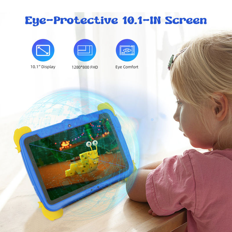 C アイデア キッズ タブ 10.1インチ Android 13 タブレット 子供用 4GB RAM 64GB ROM 保護眼 タッチスクリーン 3-8歳