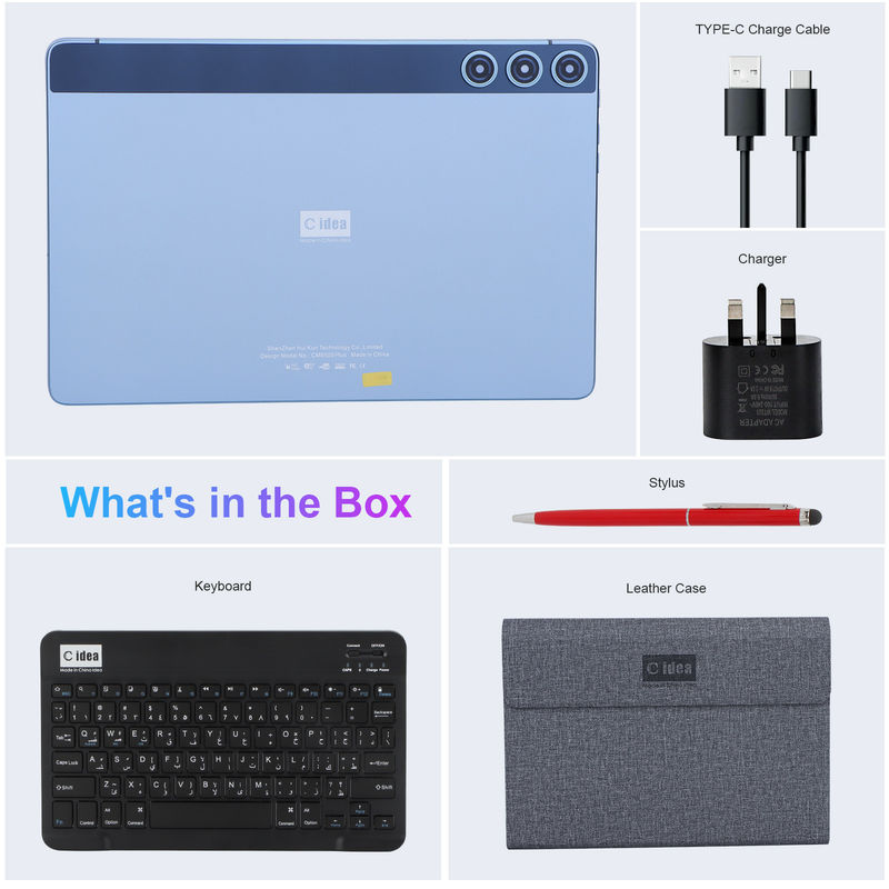 C アイデア アンドロイド タブレット WIFI 5G タブレット 10.1 インチ デュアルカメラ 8GB RAM 512GB キーボードマウス SIM サポート 学生