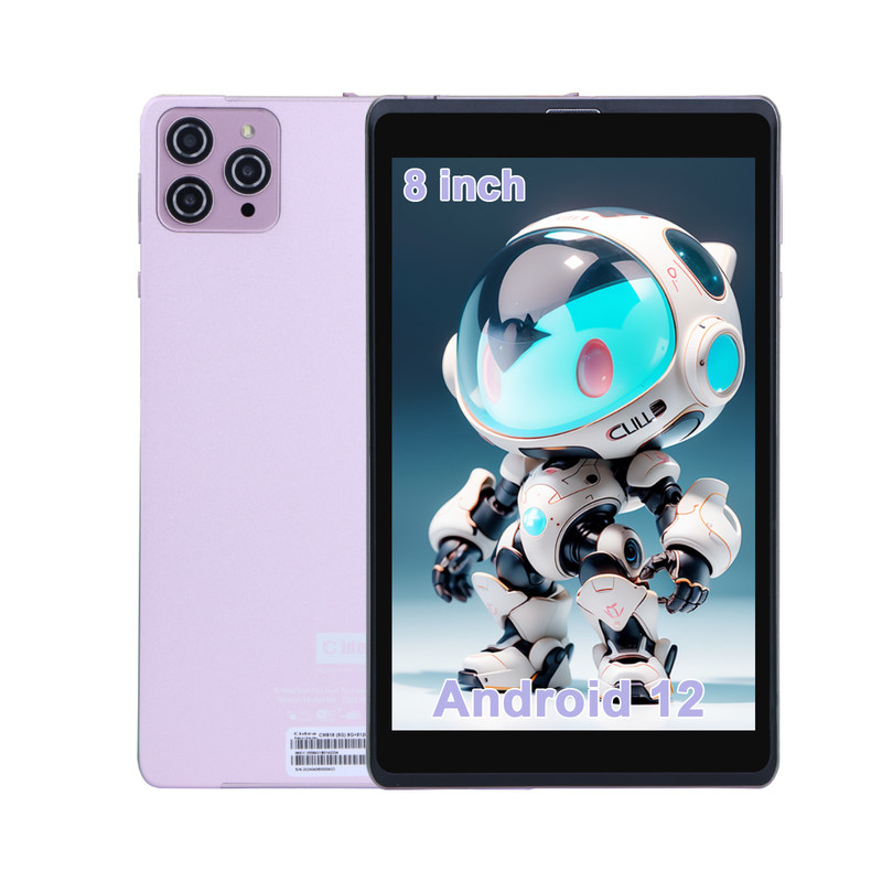 C アイデア 8インチ アンドロイド 12 タブレット 8000mAh バッテリー 5MP+8MP カメラ 8GB RAM 512GB ROM 教育学習用 CM818-ピンク