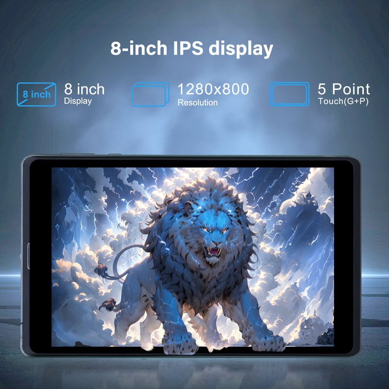 C アイデア アンドロイド タブレット PC デュアルカメラ 8 インチ 1280×800 IPS HDディスプレイ アンドロイド 12 タブレット ティーンズ CM818 グレー