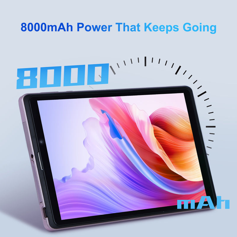 C アイデア 8インチ アンドロイド 12 タブレット 8000mAh バッテリー 5+8MP カメラ 8GB RAM 512GB ROM 教育学習 CM818-ピンク