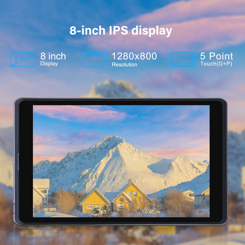 C アイデア 8インチ アンドロイド 12 タブレット 8000mAh バッテリー 5+8MP カメラ 8GB RAM 512GB ROM 教育学習 CM818-ピンク