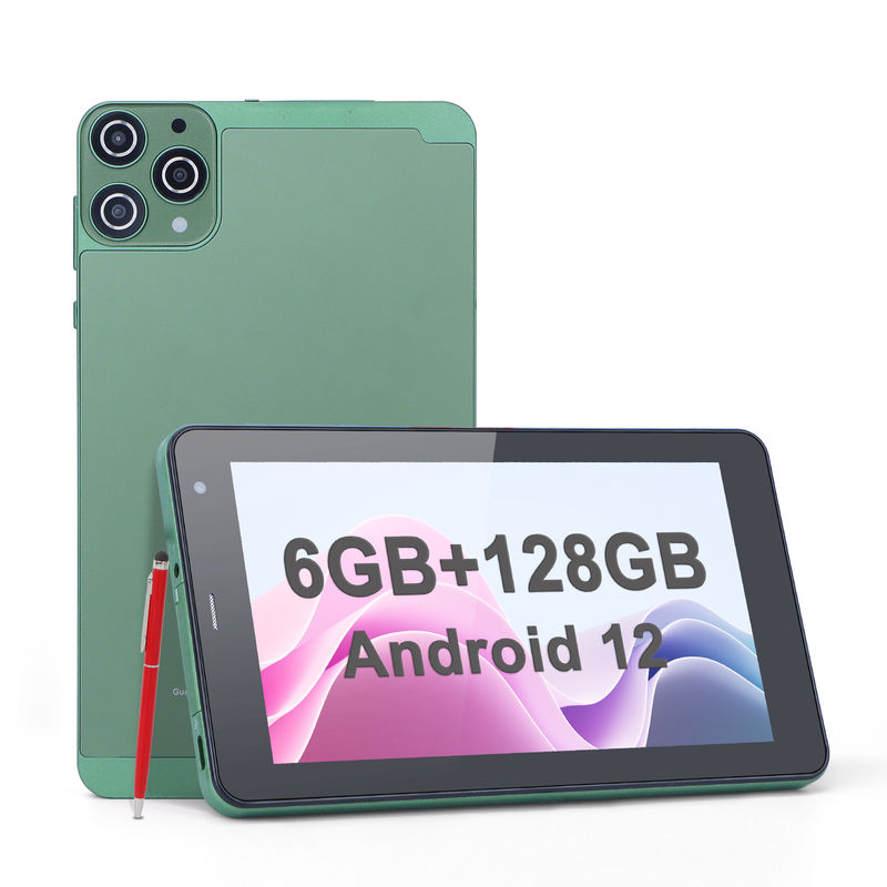 C アイデア 7 インチ アンドロイド タブレット 6+128GB 四コアタッチスクリーン タブレット Studenet CM515 ((緑)