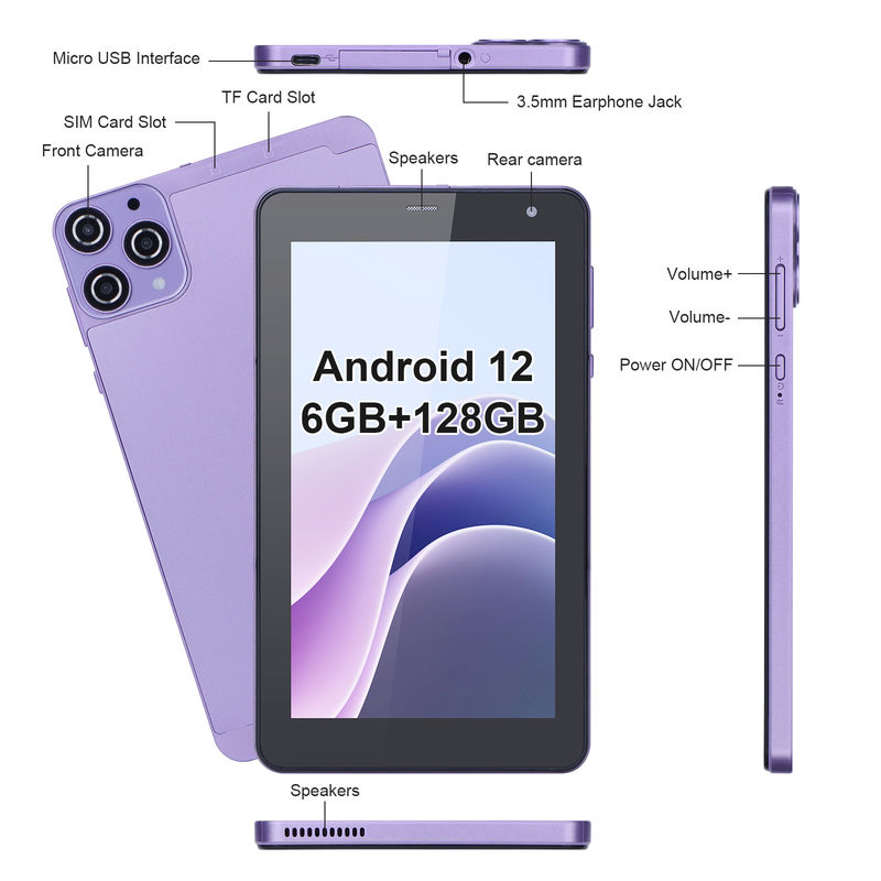 C アイデア 7インチ アンドロイド タブレット 512GB 四コア スマート タブレット PC 学生用 Cm515