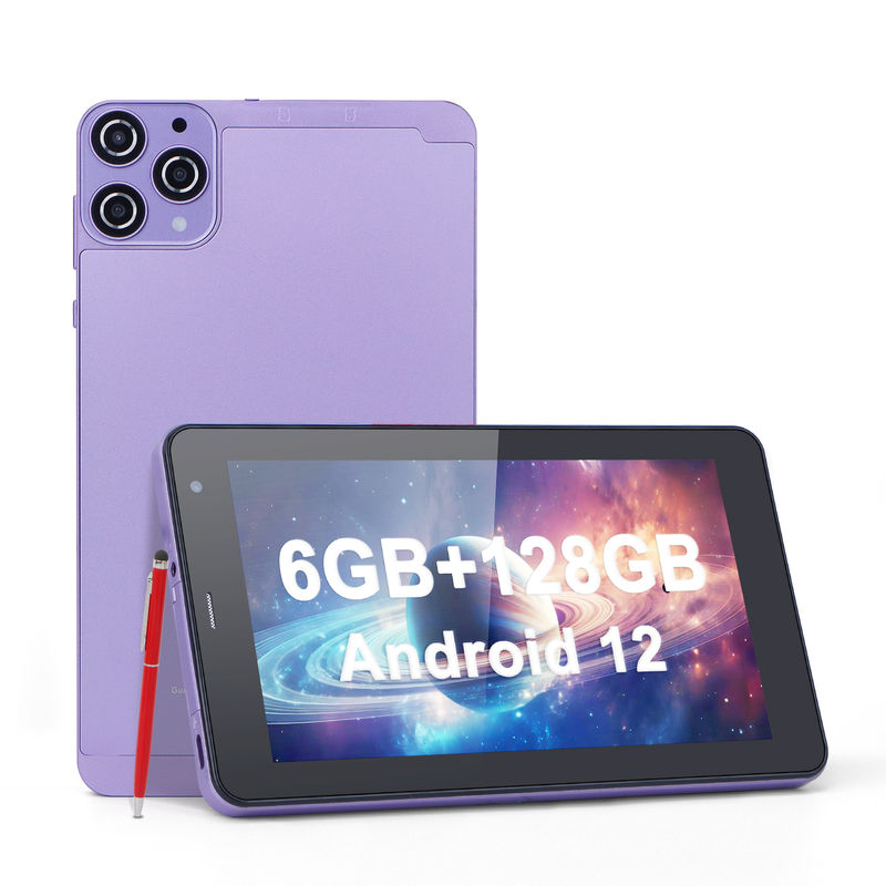 C アイデア ミニ 7インチ アンドロイド システム 学生向けWiFi 5G教育タブレット CM515 ((紫)