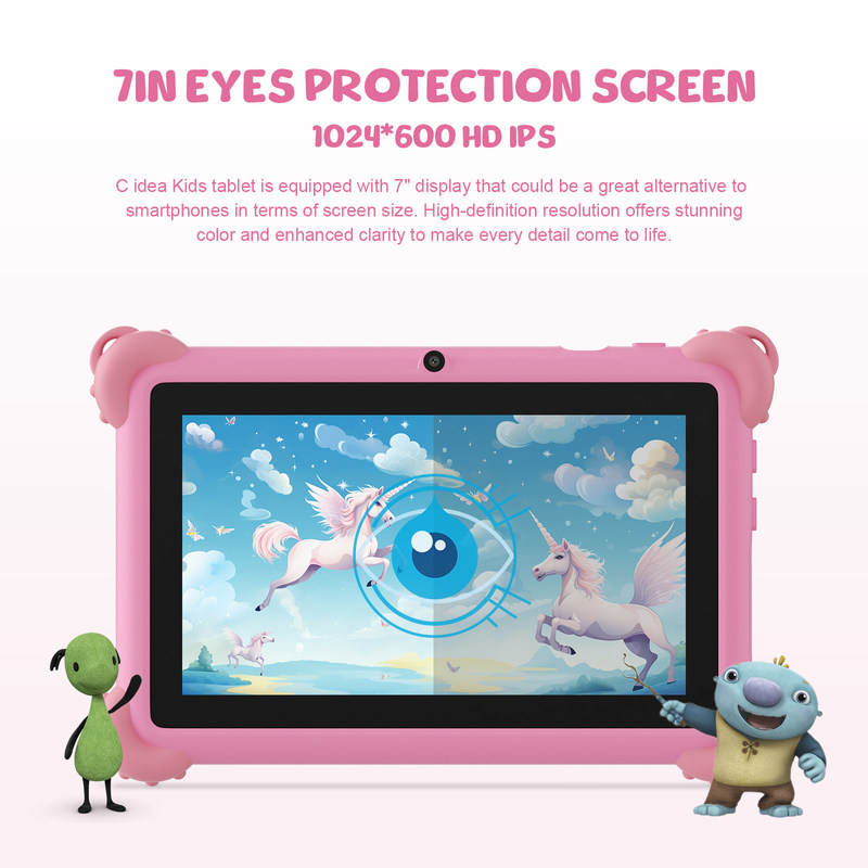 C アイデア アドバンスト 2024 キッズ タブレット アンドロイド 12 性能とキッズフレンドリーデザイン CM88