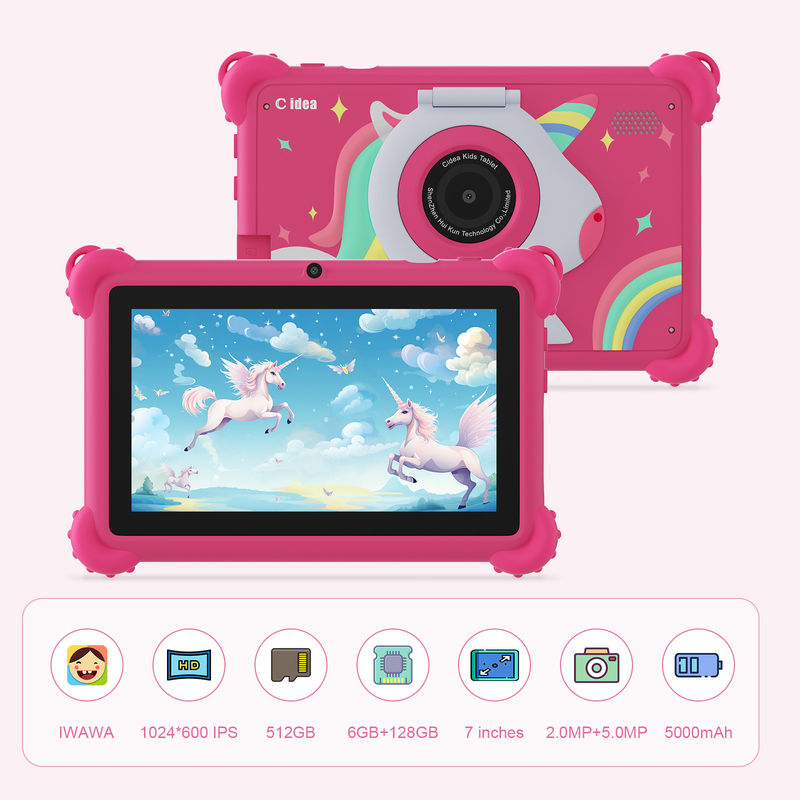 Cアイディア 2024 キッズ学習タブレット 明るいHD画面と教育アプリ CM88を含む