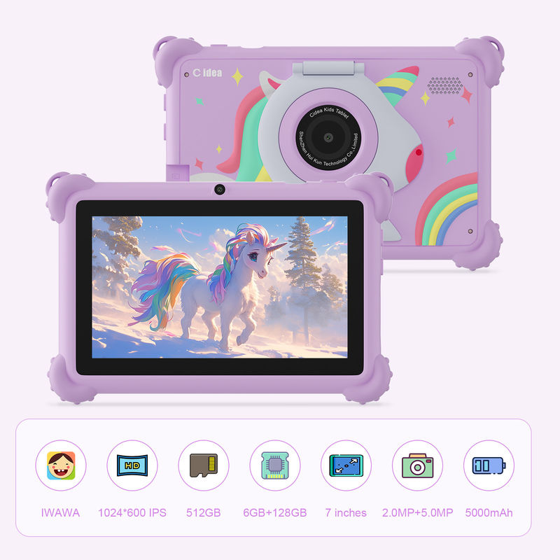 C アイデア 2024 キッズ タブレット アンドロイド 12 教育用アプリと耐久性ケース タブレット キッズパッド CM88