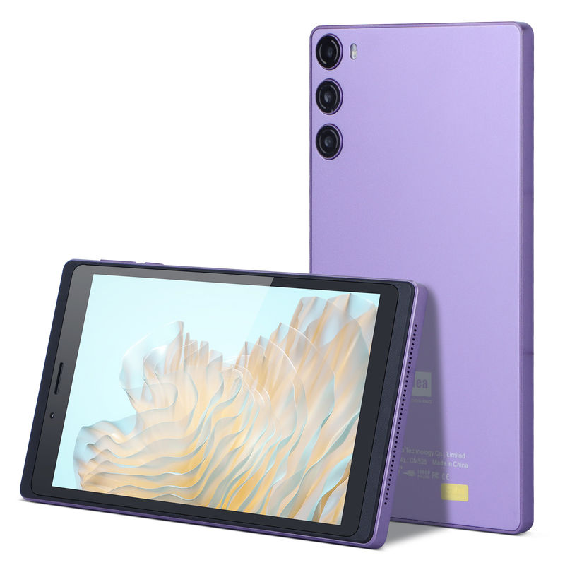 C アイデア ポータブル 7 インチ スマート タブレット PC With Sim 6GB 128GB 教育 学校用 CM525 ((紫)