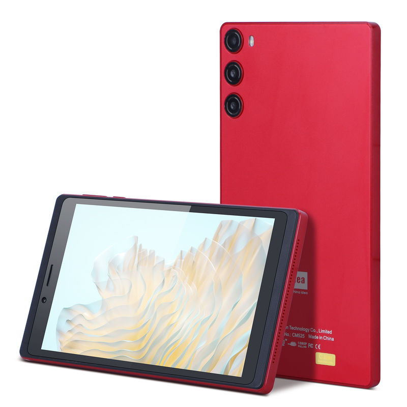 C アイデア 7 インチ タブレット 512GB SIM付き Android タブレット PC 学習のための学生 CM525 赤
