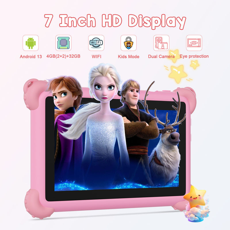 C アイデア Android 13 キッズ タブレット 4 ((2+2) + 32GB 教育タブレット 学生 CM91